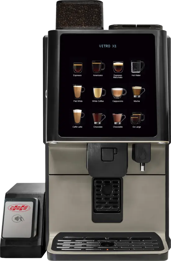 Coffetek Vitro X1 Espresso with Coges cashless payment unit